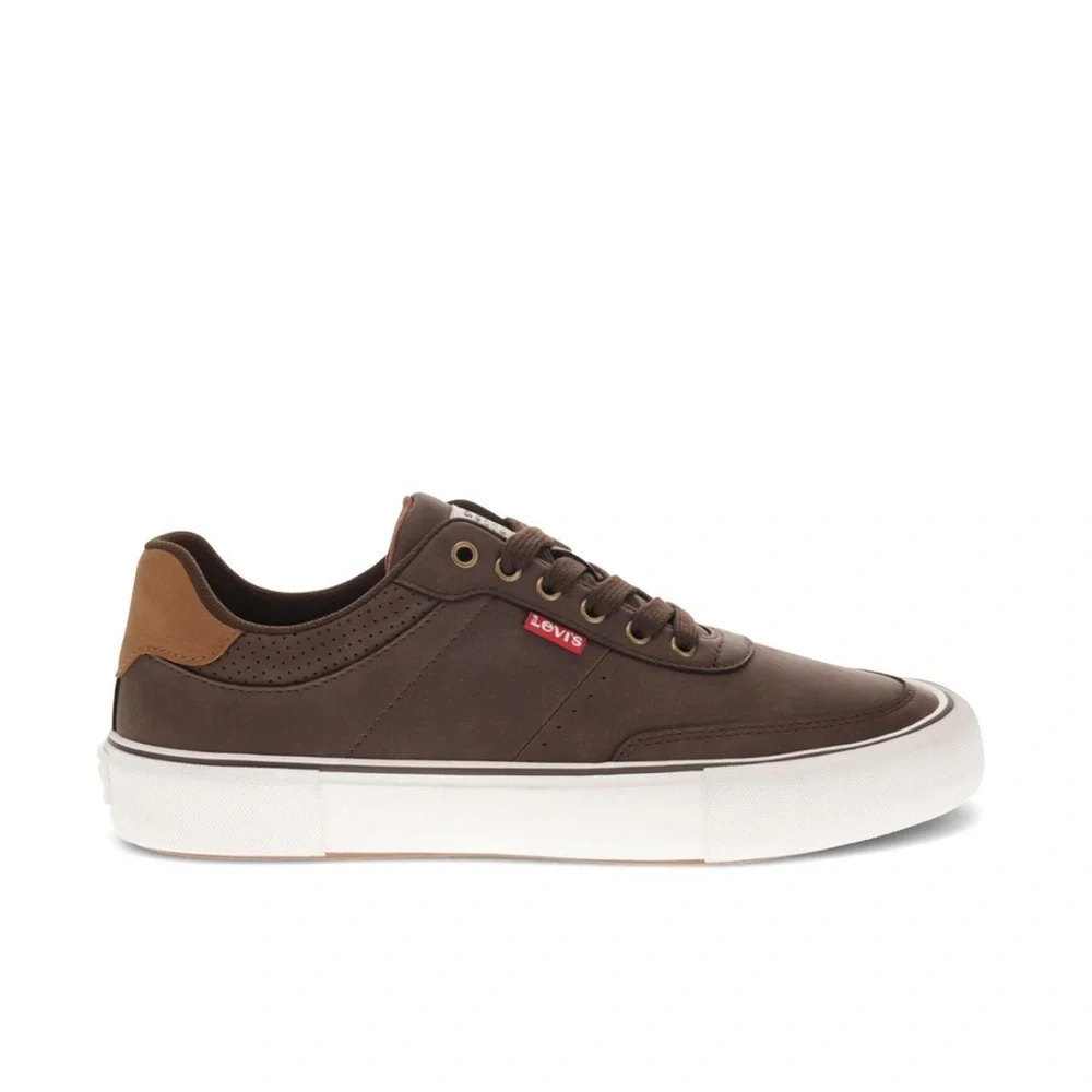 Levi's Men's Munro Faux-Leather Retro Low Top Sneakers- Size 9.5